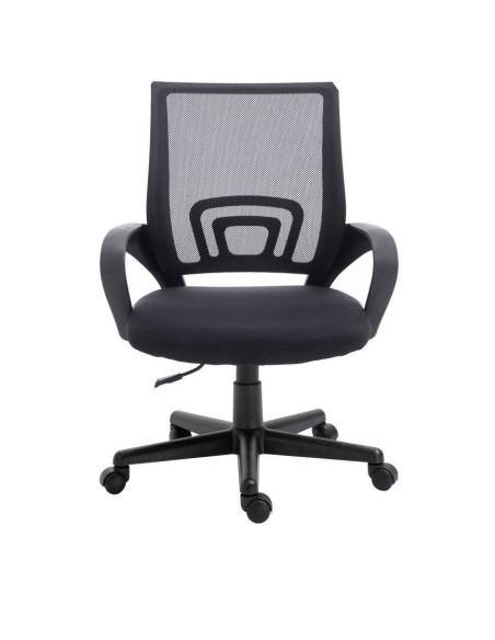 Equip 651003 silla de oficina asiento respaldo de malla negro