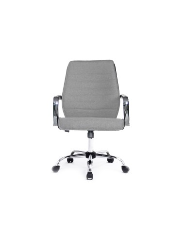 Equip 651004 silla de oficina asiento respaldo acolchado gris