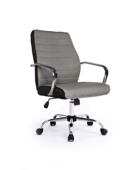 Equip 651004 silla de oficina asiento respaldo acolchado gris