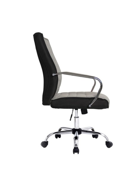 Equip 651004 silla de oficina asiento respaldo acolchado gris