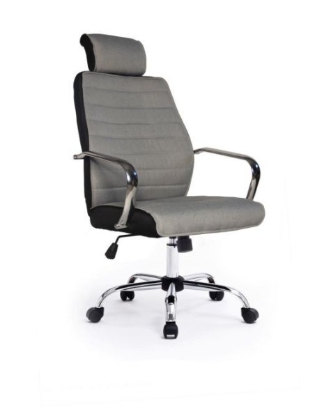 Equip 651005 silla de oficina asiento respaldo acolchado gris