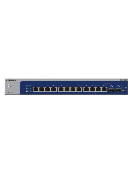 Netgear Gestionado L2 10G Ethernet 10G (100 1000 10000) 1U Azul, Gris