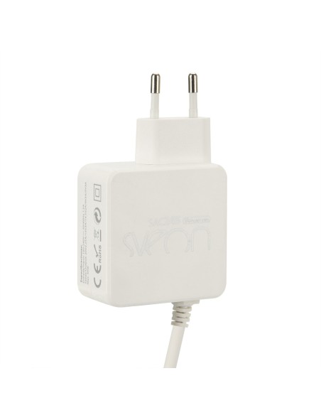 Sveon Cargador de dispositivo móvil Auto, Interior USB Tipo C Blanco