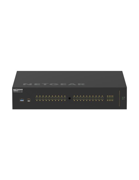 Netgear Gestionado Gigabit Ethernet (10 100 1000) 10G EnergÍ­a sobre Ethernet (PoE) 2U Negro