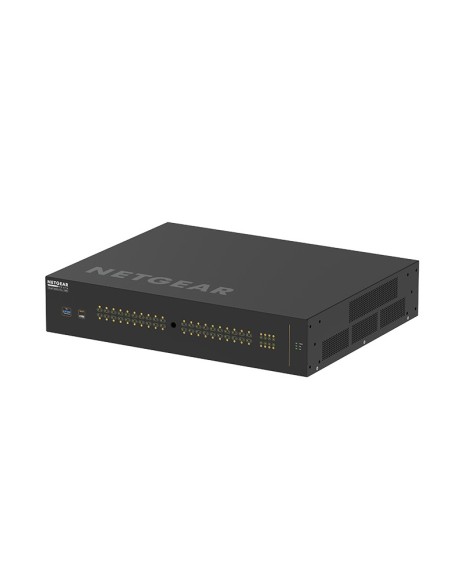 Netgear Gestionado Gigabit Ethernet (10 100 1000) 10G EnergÍ­a sobre Ethernet (PoE) 2U Negro