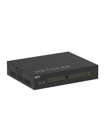 Netgear Gestionado Gigabit Ethernet (10 100 1000) 10G EnergÍ­a sobre Ethernet (PoE) 2U Negro