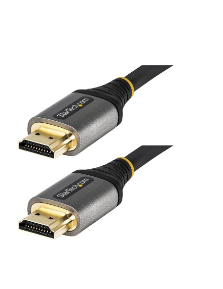 StarTech.com Cable HDMI  tipo A (Estándar) 2.1 - Certificado de Ultra Alta Velocidad - 48Gbps - 8K 60Hz - 4K 120Hz - 5 m Gris, N
