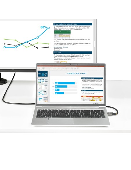 StarTech.com Cable HDMI  tipo A (Estándar) 2.1 - Certificado de Ultra Alta Velocidad - 48Gbps - 8K 60Hz - 4K 120Hz - 5 m Gris, N