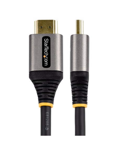 StarTech.com Cable HDMI tipo A (Estándar) 2.1 - Certificado de Ultra Alta Velocidad - 48Gbps - 8K 60Hz - 4K 120Hz, 3 m Negro, Gr