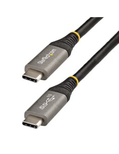 StarTech.com Cable de USB-C de 10Gbps 1 m Negro, Gris