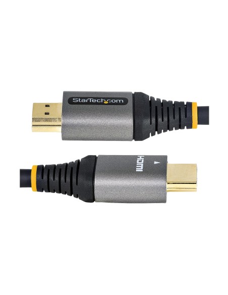 StarTech.com Cable HDMI tipo A (Estándar) Ultra HD 4K 60Hz 1 m Negro, Gris
