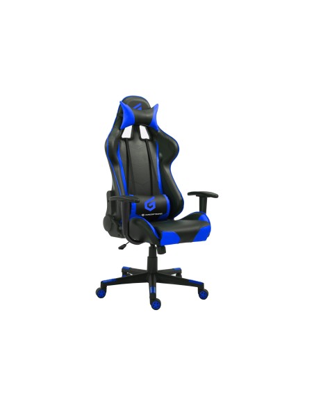 Conceptronic Silla para videojuegos de PC Asiento acolchado Negro, Azul