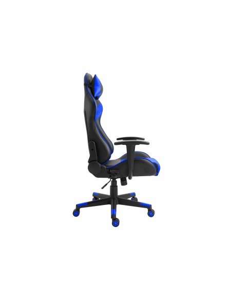 Conceptronic Silla para videojuegos de PC Asiento acolchado Negro, Azul