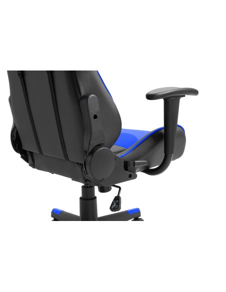 Conceptronic Silla para videojuegos de PC Asiento acolchado Negro, Azul