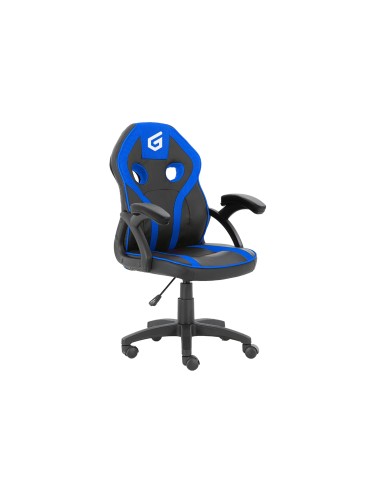 Conceptronic Silla para videojuegos de PC Asiento acolchado Negro, Azul