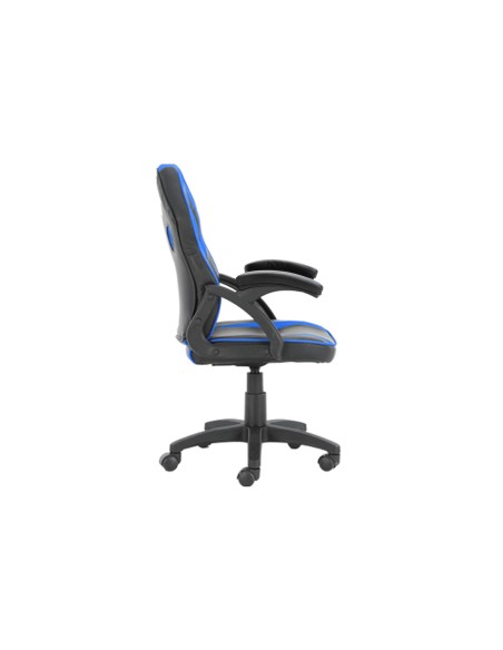 Conceptronic Silla para videojuegos de PC Asiento acolchado Negro, Azul