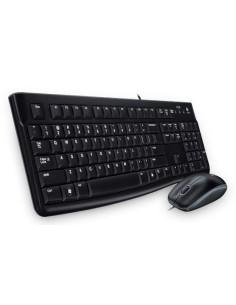 Logitech MK120 Teclado + Ratón 1000 DPI USB Hebreo Negro