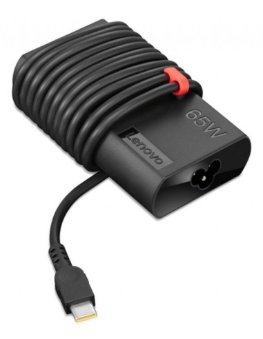 Lenovo Adaptador e inversor de corriente Interior 65 W Negro