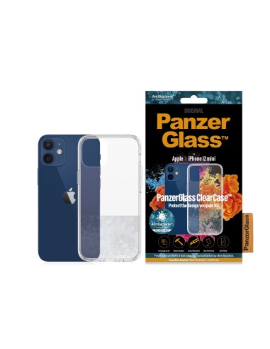 PanzerGlass Funda para teléfono móvil Apple iPhone 12 mini 5.4P Tranparente