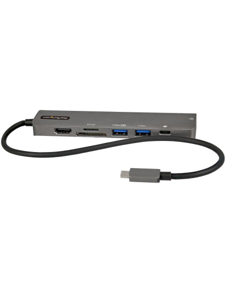 StarTech.com Adaptador Multipuertos USB C - Docking Station USB Tipo C a HDMI 2.0 4K 60Hz - Entrega de Alimentación 100W Pass-th