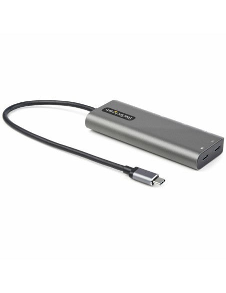 StarTech.com Adaptador Multipuertos USB-C - Docking Station USB Tipo C a HDMI o Mini DisplayPort 4K60 - Replicador de Puertos US