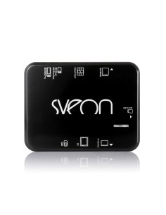 Sveon lector de tarjeta inteligente Negro