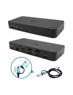 i-tec USB 3.0   USB-C   Thunderbolt, 3x 4K Docking Station + Power Delivery 70W