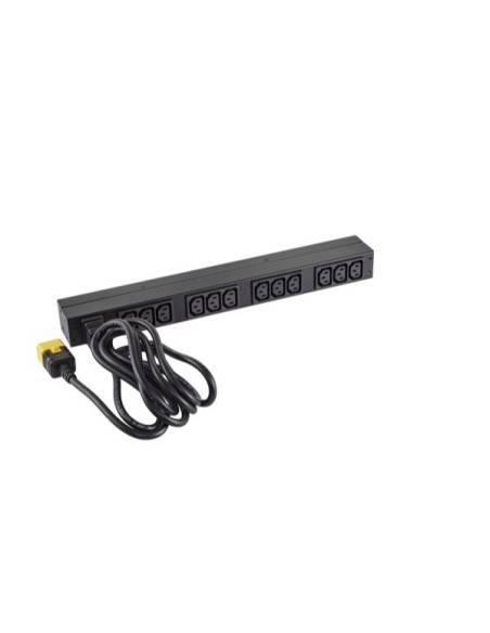 APC Basic Rack PDU unidad de distribución de energÍ­a (PDU) 12 salidas AC 0U 1U Negro