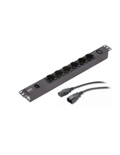 APC unidad de distribucion de energia (PDU) 7 salidas AC 1U negro