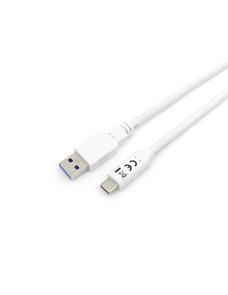 Equip Cable USB 3.2 Gen 1 (3.1 Gen 1) USB A - USB C 1 m Blanco