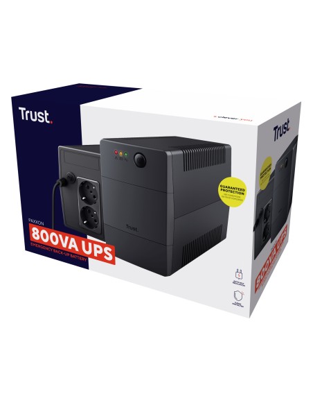 Trust Paxxon 0,8 kVA 480 W 2 salidas AC