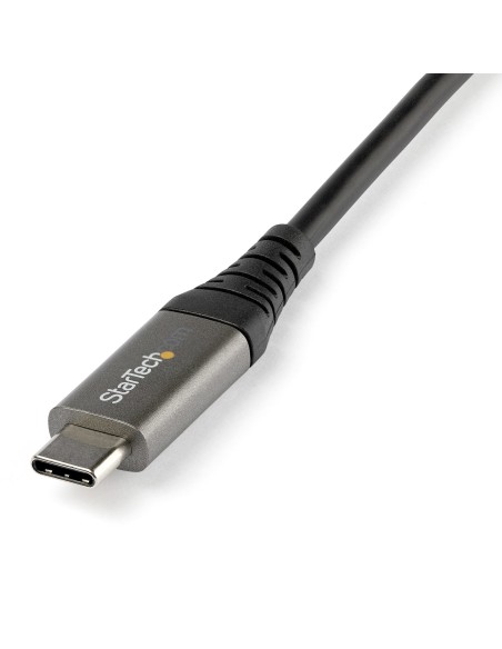 StarTech.com Adaptador Multipuertos USB C - USB-C a HDMI 2.0 4K 60Hz, PD con Paso de 100W - Hub USB de 3 Puertos de 10Gbps - Min