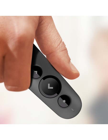 Logitech R500 apuntador inalámbricos Bluetooth RF Grafito