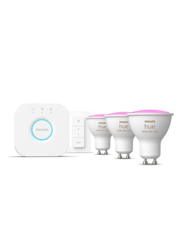 Philips Hue White and Color ambiance Kit de inicio GU10