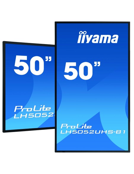 iiyama Pantalla de señalización digital 49.5P VA 4K Ultra HD Negro Android 8.0