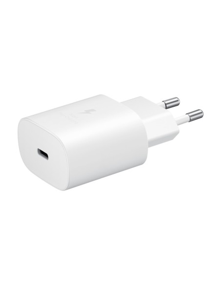 SAMSUNG CARGADOR 25W CON CABLE USB-C BLANCO EP-TA800XWEGWW