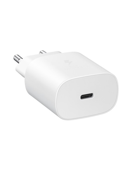 SAMSUNG CARGADOR 25W CON CABLE USB-C BLANCO EP-TA800XWEGWW