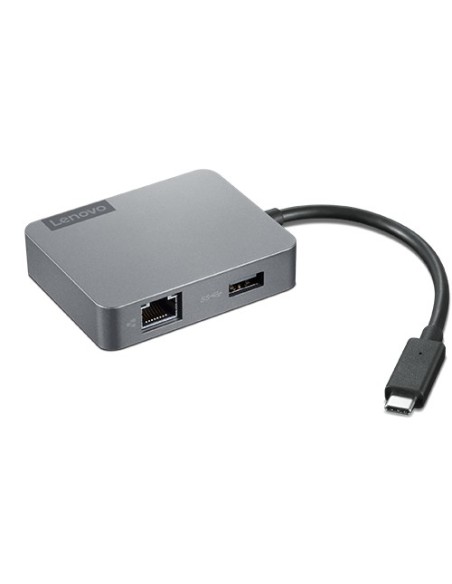 Lenovo 4X91A30366 hub de interfaz USB 2.0 Type-C Gris