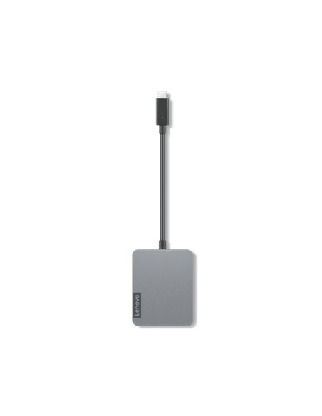 Lenovo 4X91A30366 hub de interfaz USB 2.0 Type-C Gris