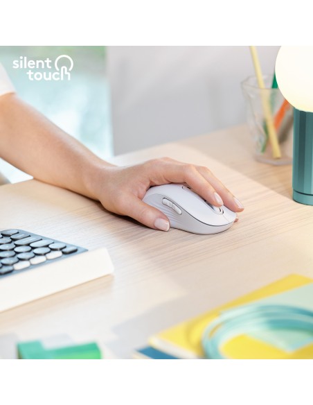 Logitech Signature M650 ratón Izquierda RF inalámbrica + Bluetooth Í?ptico 2000 DPI