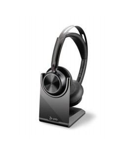 POLY Voyager Focus 2 UC Auriculares Inalámbrico y alámbrico Diadema Oficina Centro de llamadas USB Tipo C Bluetooth Base de carg