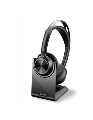 POLY Voyager Focus 2 UC Auriculares Inalámbrico y alámbrico Diadema Oficina Centro de llamadas USB Tipo C Bluetooth Base de carg