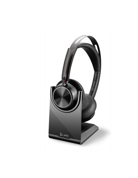 POLY Voyager Focus 2 UC Auriculares Inalámbrico y alámbrico Diadema Oficina Centro de llamadas USB Tipo C Bluetooth Base de carg