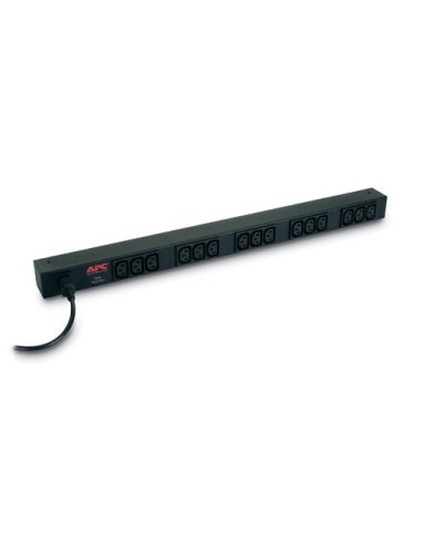 APC RACK PDU BASIC ZERO U 10A 230V unidad de distribución de energÍ­a (PDU) 15 salidas AC 0U Negro