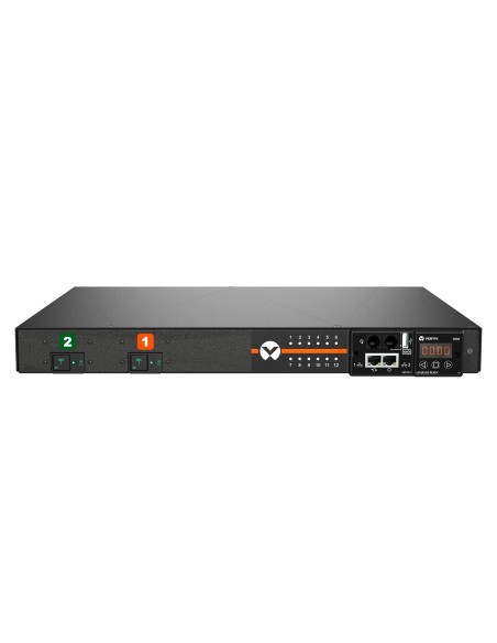 Vertiv VP59100 unidad de distribución de energÍ­a (PDU) 12 salidas AC 1U Negro
