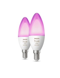 Philips Hue White and Color ambiance Paquete doble E14