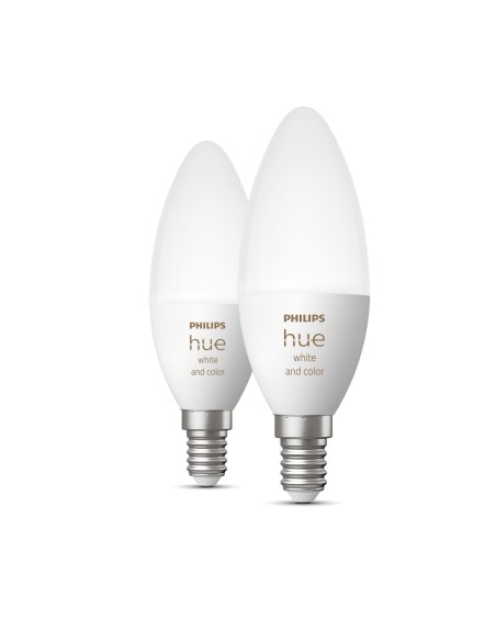 Philips Hue White and Color ambiance Paquete doble E14
