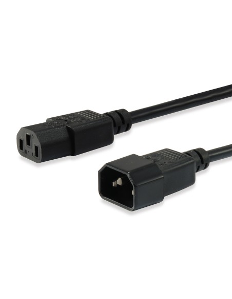 Equip 112101 cable de transmisión Negro 3 m C13 acoplador C14 acoplador