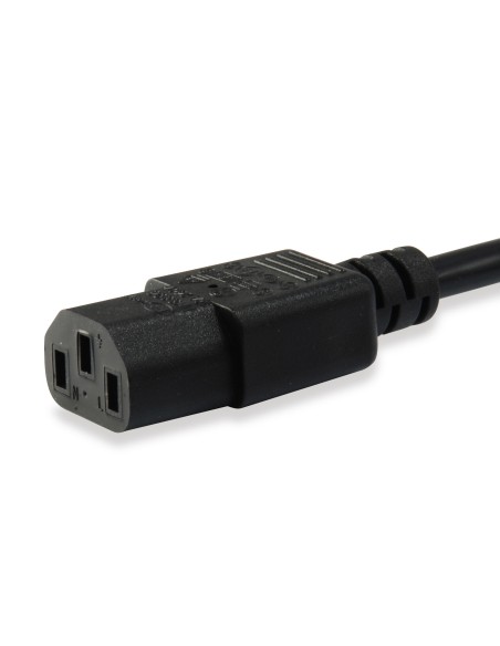Equip 112101 cable de transmisión Negro 3 m C13 acoplador C14 acoplador