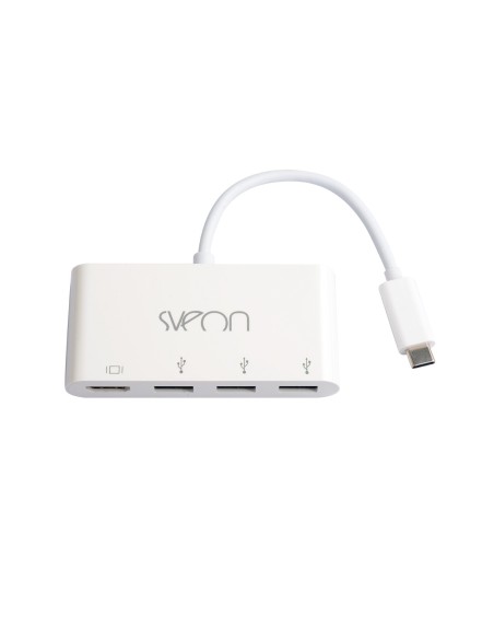 Sveon SCT502 hub de interfaz USB 3.2 Gen 1 (3.1 Gen 1) Type-C 5000 Mbit s Blanco